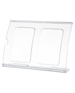 แท่นป้ายตั้งโต๊ะ แบบโค้ง 80 x 150 มม. ONE K-265