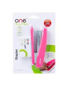 เครืองเย็บกระดาษ ชมพู ONE 8216