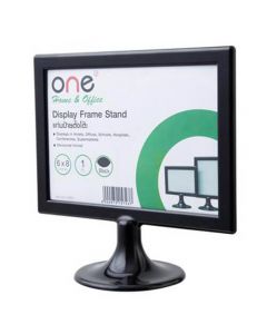แท่นป้ายตั้งโต๊ะแนวนอน ดำ ONE K-585H