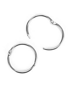 พวงกุญแจ 1 1/2 นิ้ว เงิน (แพ็ค4อัน) ONE CR-003