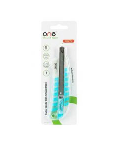 มีดคัตเตอร์ 9 มม. ฟ้า ONE S x 723