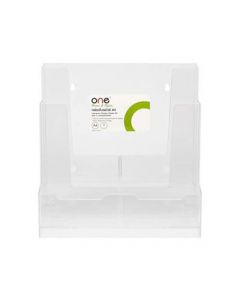 กล่องใส่โบว์ชัวร์ A4 ใส ONE K-452