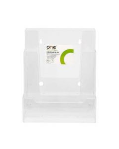 กล่องใส่โบว์ชัวร์ A5 ใส ONE K-447