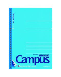 สมุดโน้ต Campus Leaf (แบบฉีก) ขนาด B5, 26 รู, เส้นบรรทัด 6 มม., 50 แผ่น