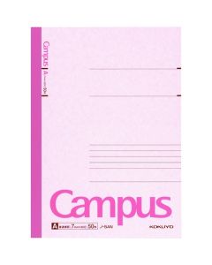 สมุดโน้ต Campus Notebook Semi B5, เส้นบรรทัด A หนา 7 มม., 50 แผ่น, 10 เล่ม, NO-5AN x 10