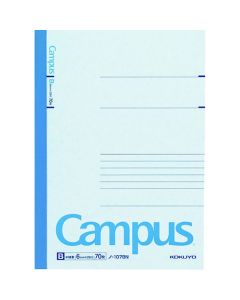สมุดโน้ตสำหรับนักศึกษา ขนาด A5 เส้นบรรทัด 6 มม. 70 แผ่น 5 เล่ม รหัส 107BN x 5