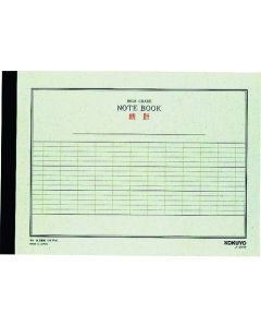 สมุดสถิติ คุณภาพสูง ขนาด A4 แนวนอน 13 เส้นแนวตั้ง 40 แผ่น หมายเลข 271V