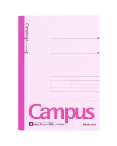สมุดโน้ตสำหรับนักศึกษา ขนาด A5 เส้นบรรทัด 7 มม. 70 แผ่น 5 เล่ม รหัสสินค้า NO-107AN จำนวน 5 เล่ม