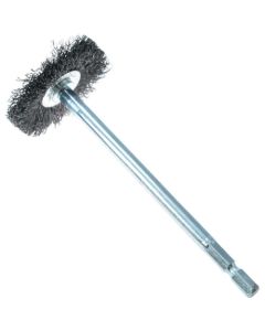 AP STEEL WIRE BRUSH HEX 1/4 L130