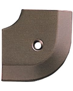 อุปกรณ์ตั้งพื้น 20-112LGB เข้ามุม อลูมิเนียมบรอนซ์ เข้ามุมนอก 53 x 53mm