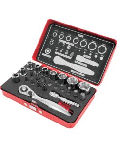 AP 24pcs 1/4DR.Mini Tool Set METRIC  ชุดละ 1 ชุด