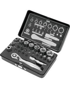 AP 24pcs 1/4DR.Mini Tool Set INCH  ชุดละ 1 ชุด