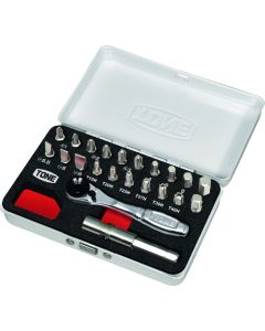 ชุดเครื่องมือบำรุงรักษา ชุดขันน็อตหัวบิต กว้าง 130 x ลึก 79.5 x สูง 31 มม.