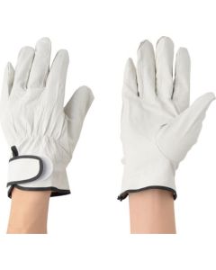 Pig Leather GloveWith Velcro One Size Fits All 10ชุด