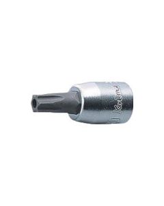 ซ็อกเก็ต/ช่องเสียบ Torx bit มุมแทรก 6.35 มม. ด้านตรงข้าม T20H