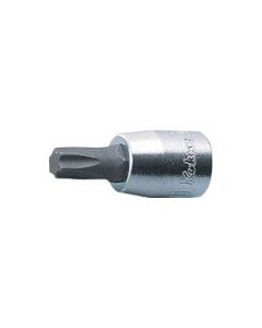 ซ็อกเก็ต/ช่องเสียบ Torx bit มุมแทรก 6.35 มม. ด้านตรงข้าม T25