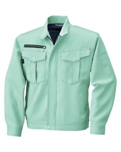 เสื้อแจ็คเก็ตแขนยาว สีเขียวเอิร์ธกรีน ไซส์ 4L