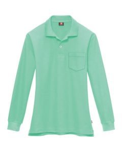 เสื้อโปโลแขนยาว 203-16-L สีเขียวมิ้นท์