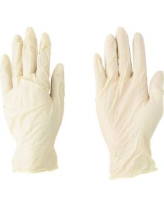 Natural Rubber Disposable Gloves (including 100 gloves)
