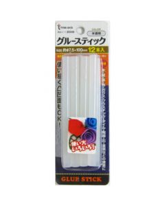 กาวแท่งโปร่งแสง ชุด 12 แท่ง