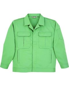 เสื้อแจ็คเก็ตแขนยาว สีเขียวควันบุหรี่ ไซส์ LL