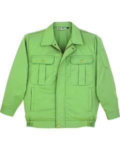 เสื้อแจ็คเก็ตแขนยาว สีเขียวสเปรย์ ไซส์ S