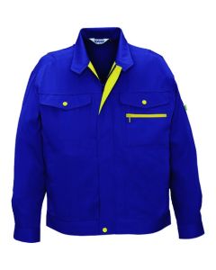 เสื้อแจ็คเก็ตแขนยาว สีน้ำเงินรอยัลบลู ไซส์ 3L