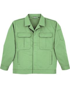 เสื้อแจ็คเก็ตแขนยาว สีเทาอมเบจ ไซส์ 4L