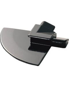 อุปกรณ์ตั้งพื้น 20-410LBL ฉากกั้นขอบ อลูมิเนียมดำ เข้ามุมใน 16 x 16 mm