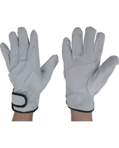 Pigskin Grain Leather Gloves L 10ชุด
