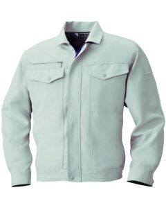 เสื้อแจ็คเก็ตแขนยาว สีเทาเงิน ไซส์ 5L
