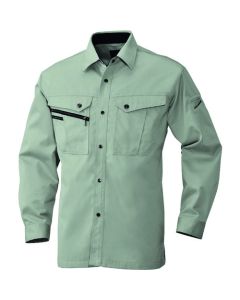 เสื้อแขนยาว สีเขียวเอิร์ธกรีน ไซส์ S