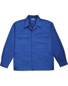 เสื้อแจ็คเก็ต (มีกระดุมด้านหน้า) สีน้ำเงิน ไซส์ 3L
