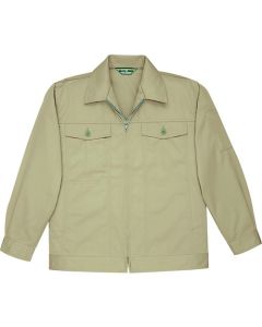 เสื้อแจ็คเก็ต (ซิปปิด) สีเบจทราย ไซส์ L