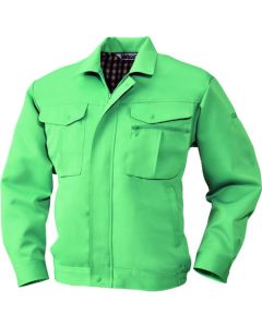 เสื้อแจ็คเก็ตแขนยาว สีเขียวเอิร์ธกรีน ไซส์ 5L
