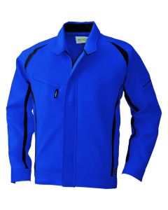 เสื้อแจ็คเก็ตแขนยาว สีน้ำเงินรอยัลบลู x ดำ ไซส์ 3L