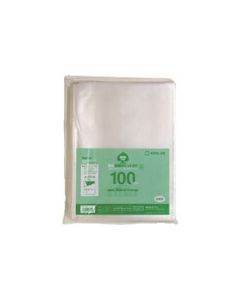 Recycled transparent pocket 2 holes A4S (100 sheets)
