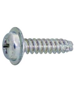 Trivalentzinccr+3 white(+)Tapping Type B1 PanWasher 2 X 4  กล่องละ 7,000 เส้น