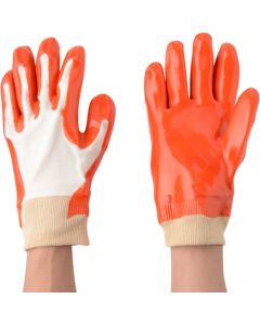 PVC Coated Gloves L 10ชุด