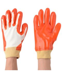 PVC Coated Gloves L 10ชุด