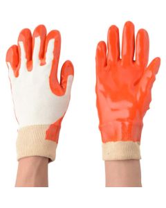 PVC Coated Gloves L 10ชุด