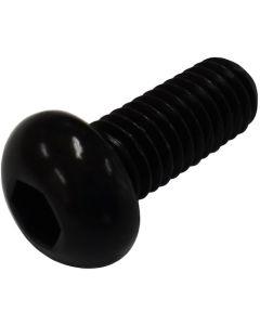น็อตหัวปุ่มหกเหลี่ยม MIC เคลือบออกไซด์สีดำ ขนาด 5x40 (30 ชิ้น)