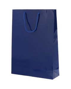 ถุงกระดาษช้อปปิ้ง Bright Bag G2 สีน้ำเงินเข้ม แพ็คละ 10 ใบ