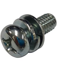 สกรูหัวแบน MIC, P-4, โครเมตไตรวาเลนต์, 4x15 (63 ชิ้น)