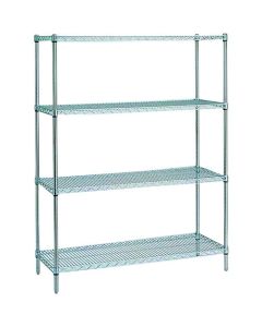 ชั้นวางของลวดรุ่น Super Series - กว้าง 1518 มม. x ลึก 359 มม. x สูง 1384 มม. พร้อมตัวล็อคแบบ DB 3 ชั้น