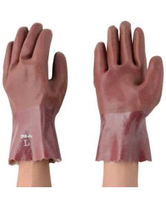 Interlocked Cotton Linednatural Rubber Glove.Pack Of 3Pairs L 5ชุด