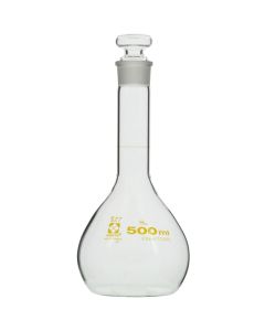 ขวดวัดปริมาตรทรงสี่เหลี่ยมผืนผ้า ขนาด 500 มิลลิลิตร