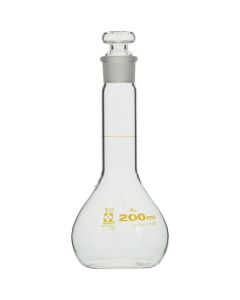 ขวดวัดปริมาตรแบบสั้น ขนาด 200 มล.