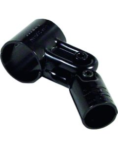 ข้อต่อโลหะ ERECTOR Φ28/42 ขนาดเส้นผ่านศูนย์กลางต่างกัน รุ่น LEJ-7B สีดำ