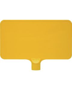 ป้ายสี 8Y0153 "ธรรมดา" แนวนอนสีเหลือง
